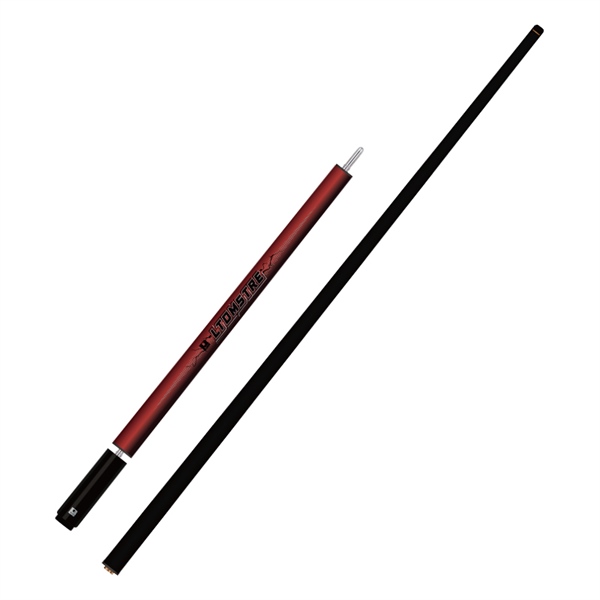 Cơ Nhảy Bida Little Monsters 3 Khúc (LTOMSTRE) Ngọn Carbon Fiber, Đầu 13.2mm Chuyên Dụng- 3PARTS-RED
