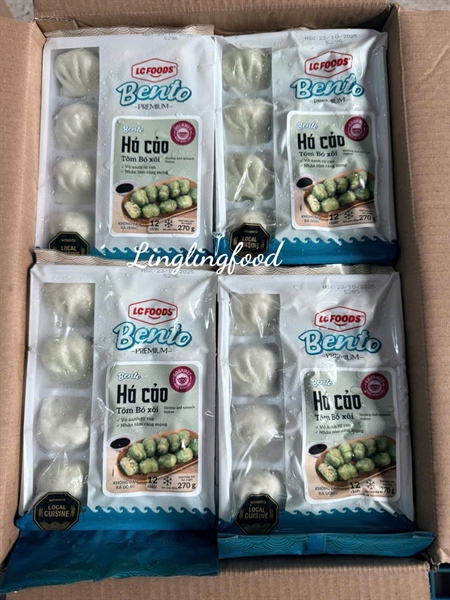 Bento Há Cảo Tôm Bó Xôi LC 270Gr