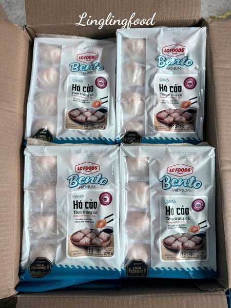 Bento Há Cảo Tôm Trứng Cá LC 270Gr