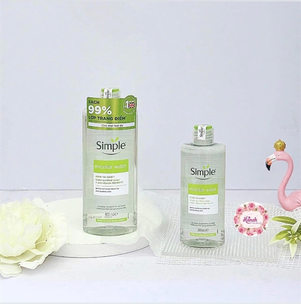 NƯỚC TẨY TRANG SIMPLE MICELLAR CLEANSING CTY NK - 200ML