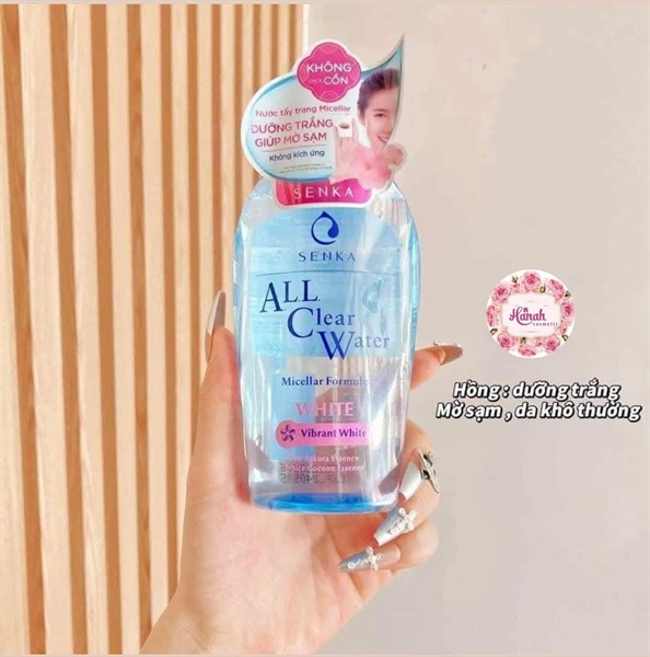 NƯỚC TẨY TRANG SENKA HỒNG - 230ML ( SALE )