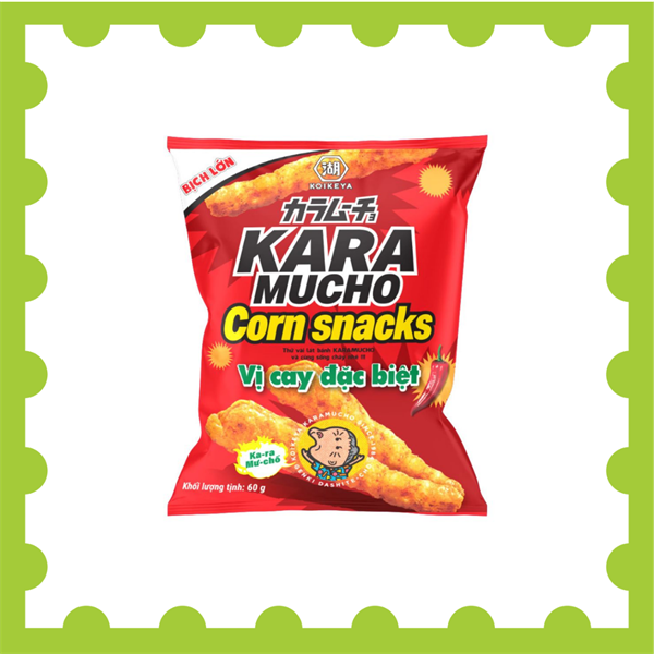 Snack Bắp Karamucho - vị cay đặc biệt 57g