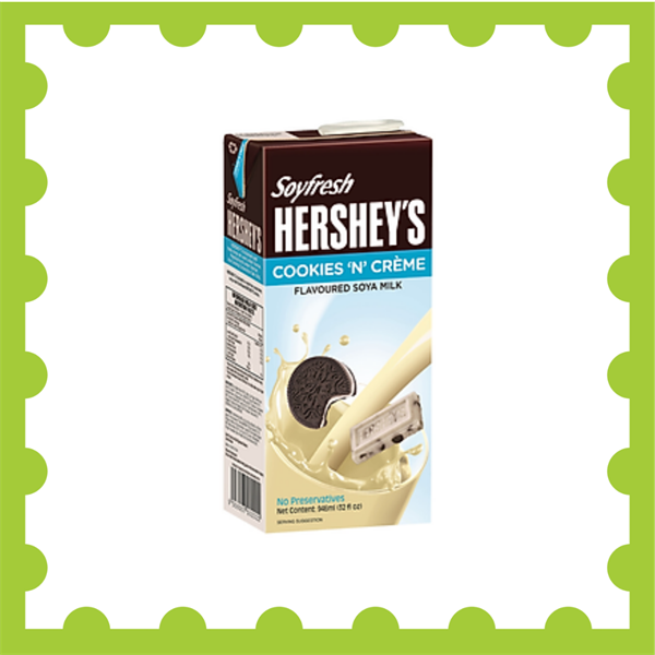 Sữa đậu nành Hershey”s Soyfresh vị bánh quy kem 236ml
