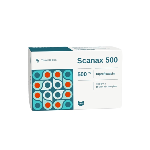 Thuốc Scanax 500 Stella điều trị nhiễm khuẩn (Hộp 5 vỉ x 10 viên) - Gia Linh