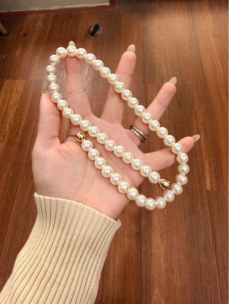 Chuỗi hạt mix khăn lụa