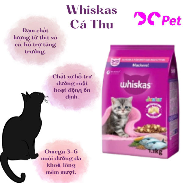 Whiskas 2-12 Hạt Mèo Con