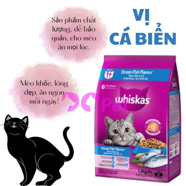 Whiskas 1+ cho Mèo lớn