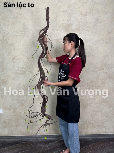 Sần lộc to - Lá cành dài - Hoa Lụa Vân Vượng