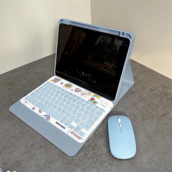Combo Bao da + bàn phím và chuột iPad Gen 7/8/9 (10.2")