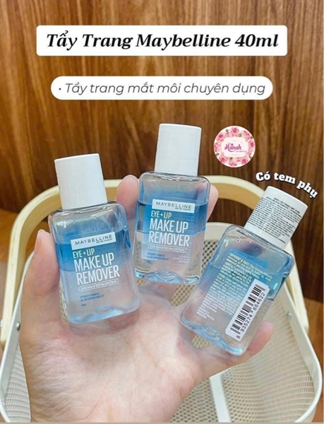 TẨY TRANG MẮT MÔI MAYBELLINE - 40 ML