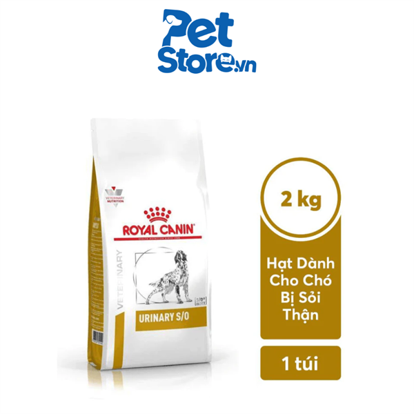 Thức Ăn Hạt Cho Chó Sỏi Thận - Royal Canin Urinary 2000g
