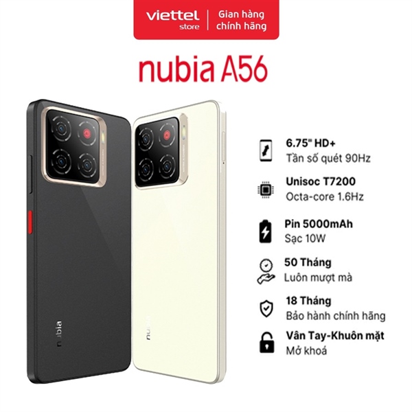 Điện thoại ZTE Nubia A56 4GB/64GB chính hãng