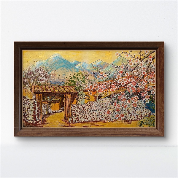 Mùa xuân tây bắc - Võ Mỹ Linh - 60x100 cm