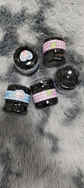 Hộp chun buộc tóc in hình