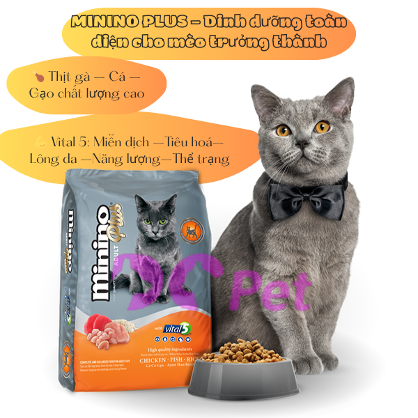 Hạt Mèo Minino Plus