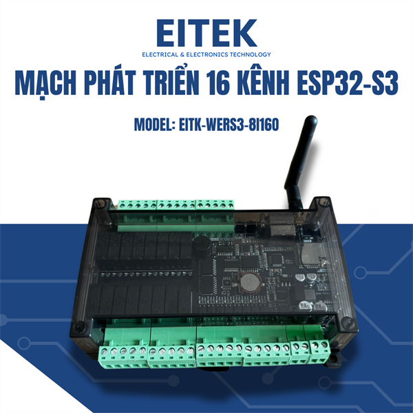 Mạch phát triển ESP32S3 16 Kênh