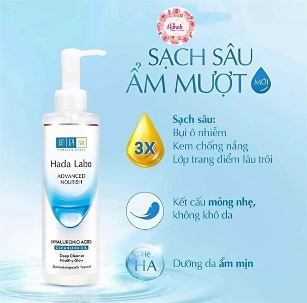 DẦU TẨY TRANG HADALABO NHẬP KHẨU - 200ML ( SALE )