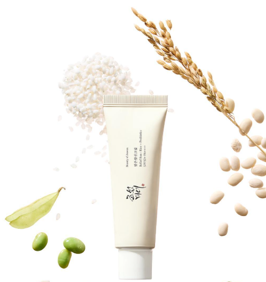 Kem chống nắng cám gạo, men vi sinh cấp ẩm BEAUTY OF JOSEON Relief Sun: Rice + Probiotics SPF50+ PA++++