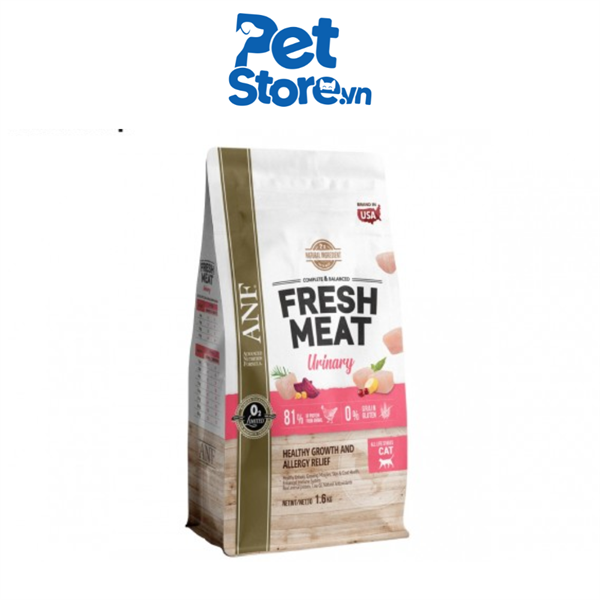 Hạt Cho Mèo ANF FreshMeat - Hỗ Trợ Tiết Niệu 1.6kg