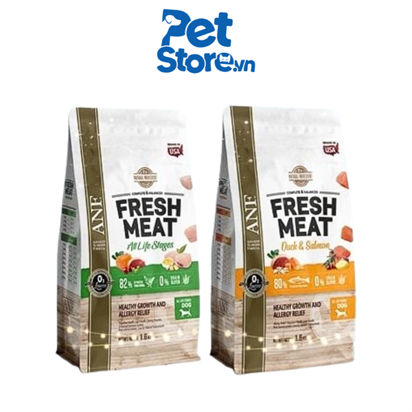 Hạt Cho Chó ANF Fresh Meat - Vị Vịt & Cá Hồi 1.6 kg