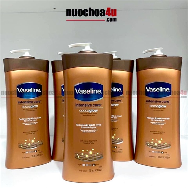 Dưỡng Thể Vaseline Cocoa Radiant 725ml
