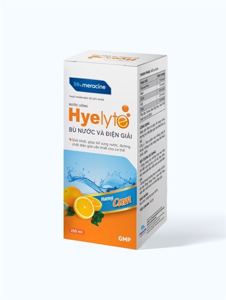 Nước uống Hyelyte 250ml Cam (Bù nước và điện giải) - Gia Nguyên