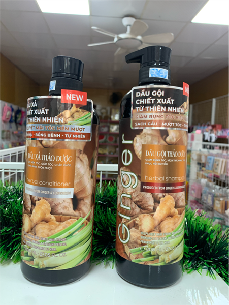 Dầu gội cặp thảo dược gừng 800ml