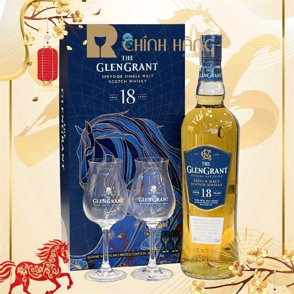 Glen Grant 18 Năm - Hộp Quà Tết 2026