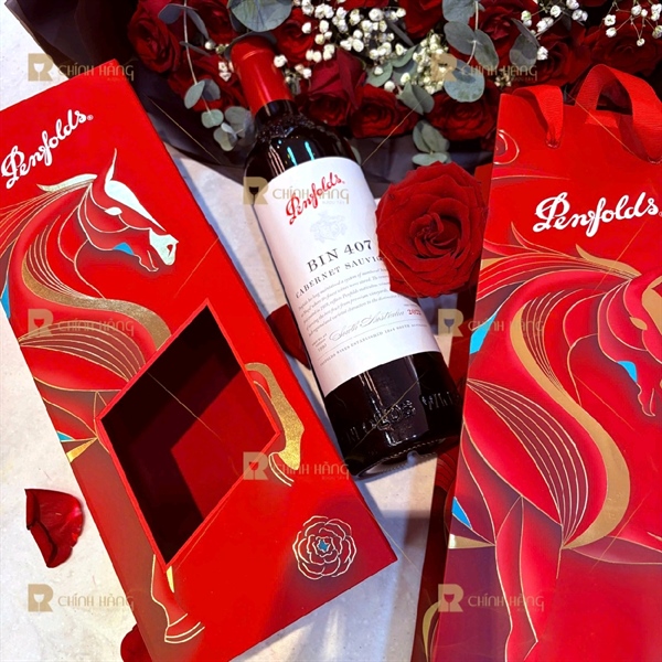 Penfolds Bin 407 - Hộp Quà Tết 2026 750 ml - hình mô tả 2