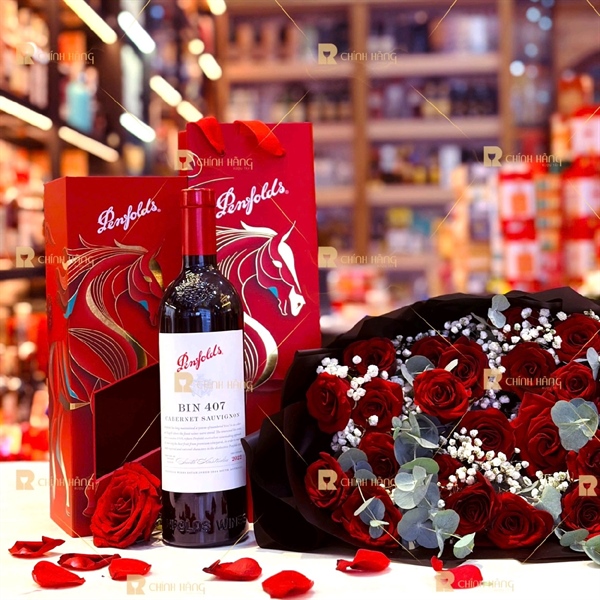 Penfolds Bin 407 - Hộp Quà Tết 2026 750 ml - hình mô tả 2