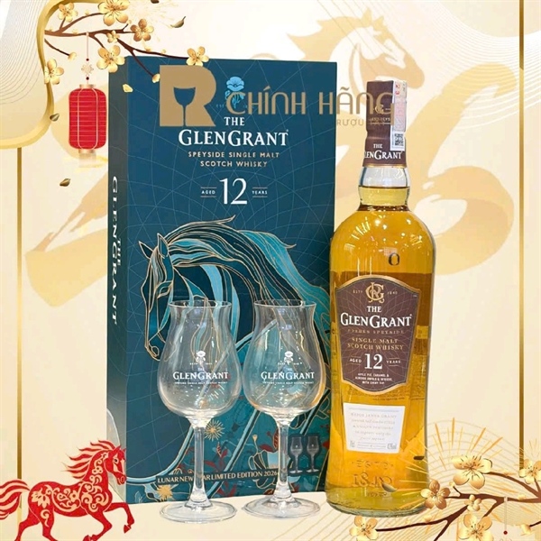 Glen Grant 12 Năm - Hộp Quà Tết 2026