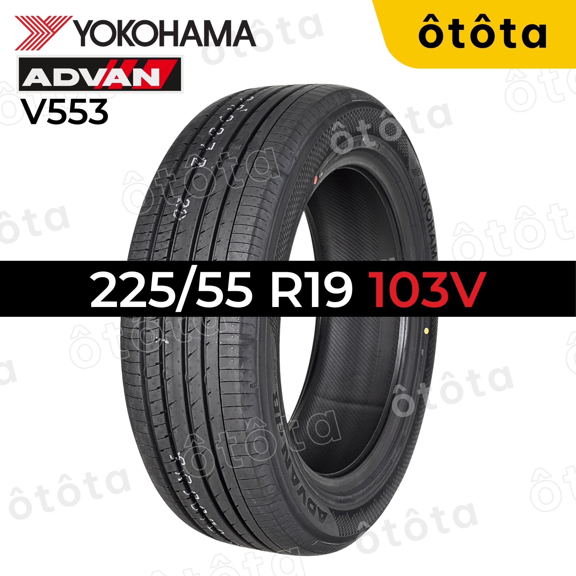 Lốp Yokohama 225/55 R19 103V ADVAN V553 Nhật
