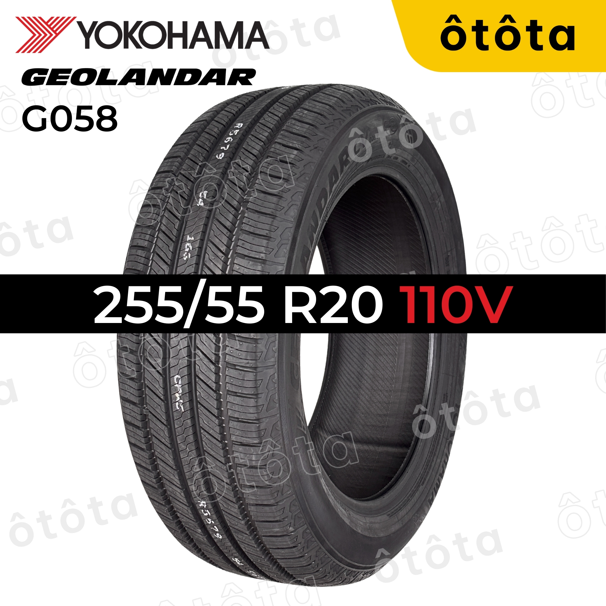 Lốp Yokohama 255/55 R20 110V GEOLANDAR G058 CV