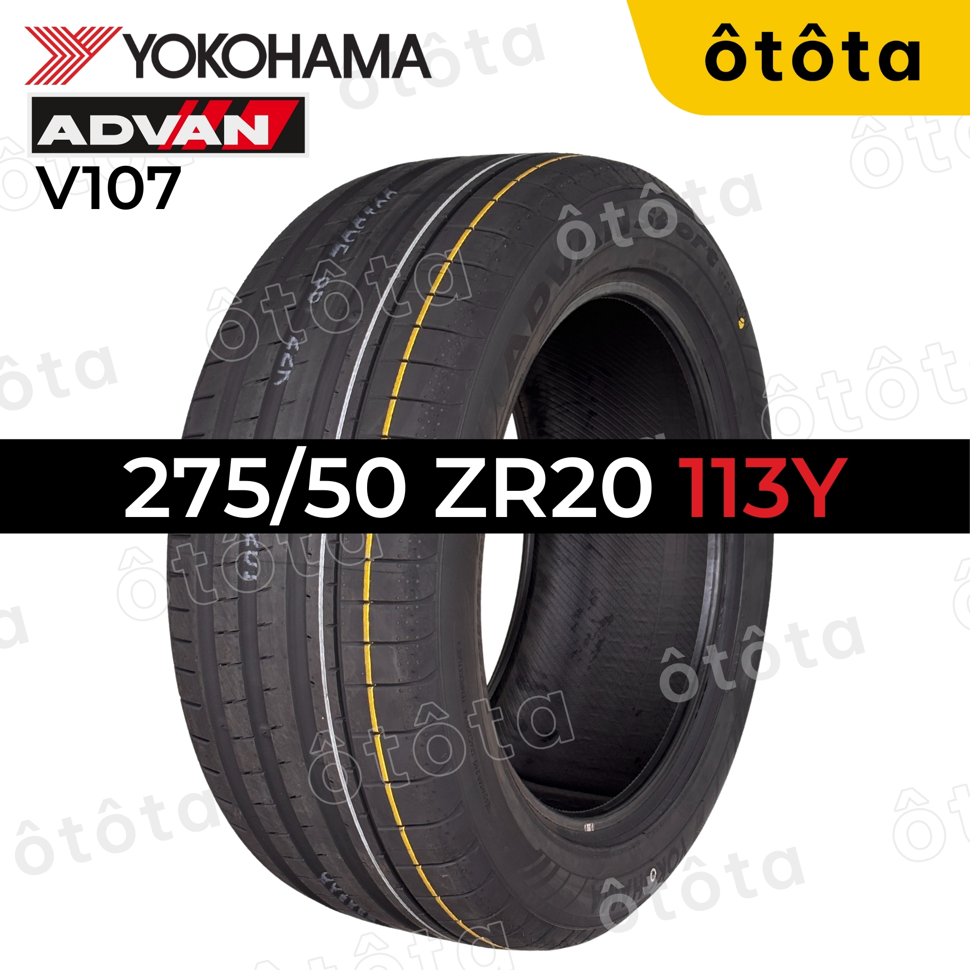 Lốp Yokohama 275/50 ZR20 113Y ADVAN V107 Nhật