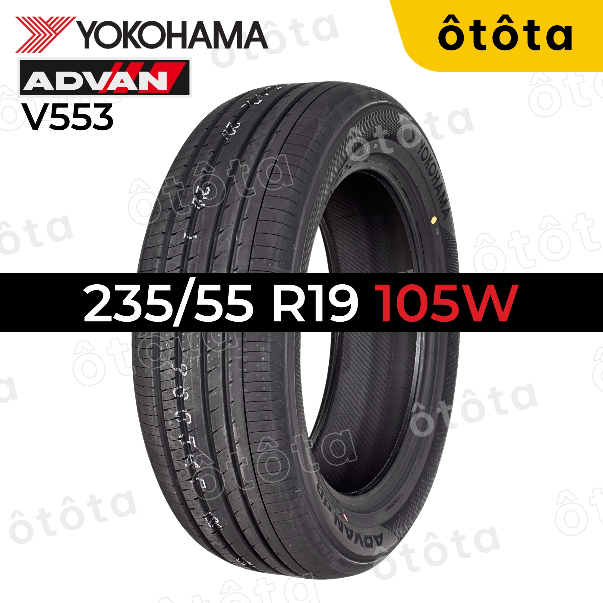 Lốp Yokohama 235/55 R19 105W ADVAN V553 Nhật