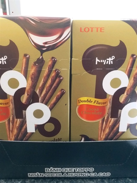 Bánh Que TOPPO nhân socola hương cacao
