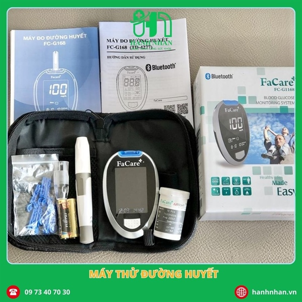 Máy đo đường huyết FaCare FC - G168 (TD - 4277) - Kết nối Bluetooth