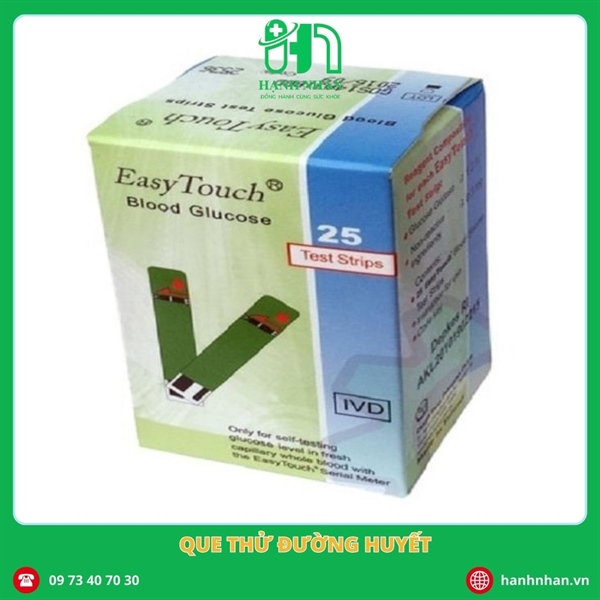 Que thử Đường SG119 - 25 que/lọ