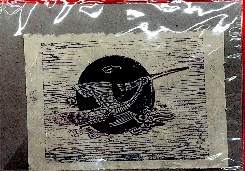 Woodcut Print: The Spirit of Vietnam 1