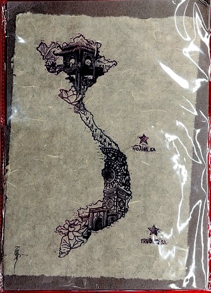 Woodcut Print: The Spirit of Vietnam 6