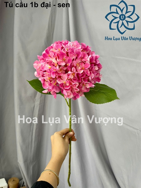 Tú cầu 1b đại - Sen - Hoa cành dài - Hoa Lụa Vân Vượng