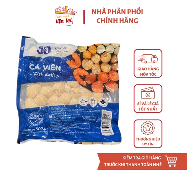 Cá viên JJ 500gr 80v/Gói