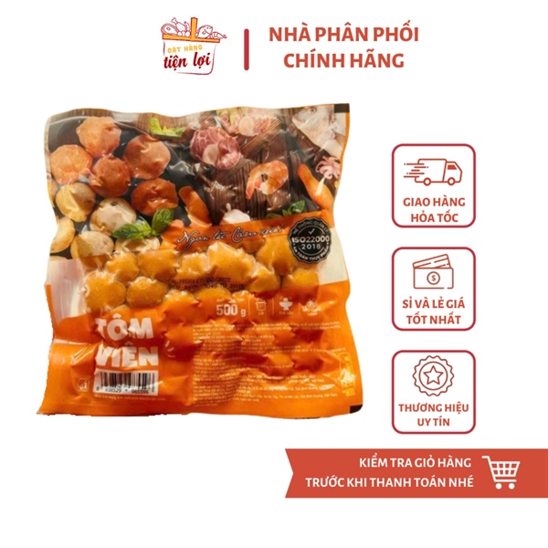 Tôm viên JJ 500gr 80v/Gói