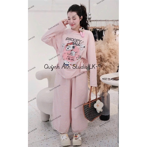 Bộ DT kẻ zip Snoopy Ball HT