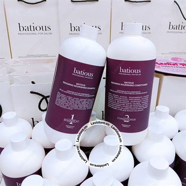 Dầu xả BATIOUS Reparing Noursing Giúp phục hồi tóc - 960ml ( bán theo cặp )