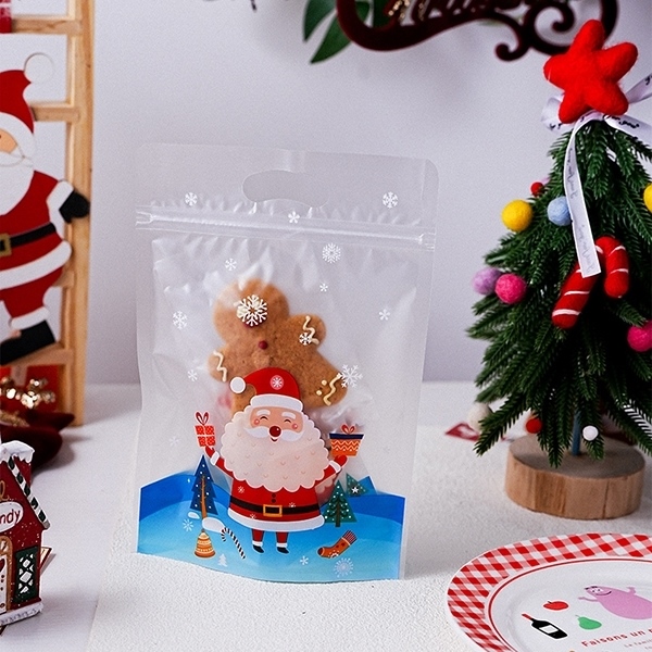 TÚI BÁNH QUY ZIP ÔNG GIÀ NOEL