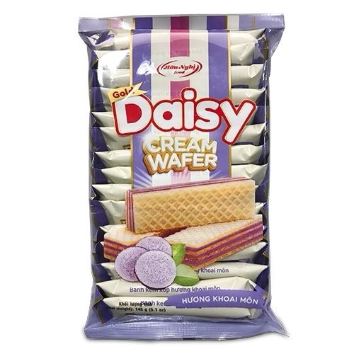 Bánh kem Xốp Gold Daisy khoai môn 145g