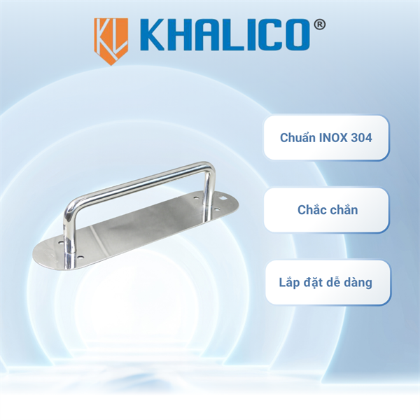 Tay chữ U có đế bóng 2T phi10 - KL304