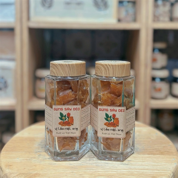 Gừng Dẻo Mật Ong - Hũ TT Cao Cấp 250g