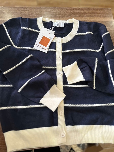 ÁO LEN TAY DÀI GP SỌC XANH NAVI SIZE S,M